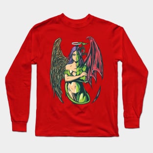 Half Angel - Half Devil Long Sleeve T-Shirt
